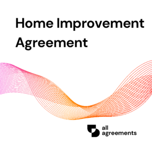 Welcome to the Home Improvement Agreement Preparation Service by All Agreements. We provide professionally structured Home Improvement Agreement templates designed to help homeowners and contractors clearly define the terms of residential renovation, remodeling, repair, and improvement projects.