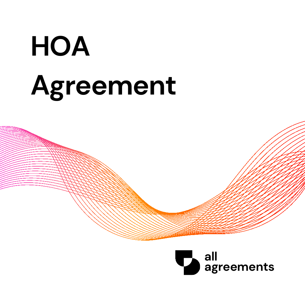 Welcome to the HOA Agreement Preparation Service by All Agreements. We provide professionally structured HOA Agreement templates designed to help homeowners' associations, property developers, and community members establish clear rules, responsibilities, and operational procedures for residential communities.