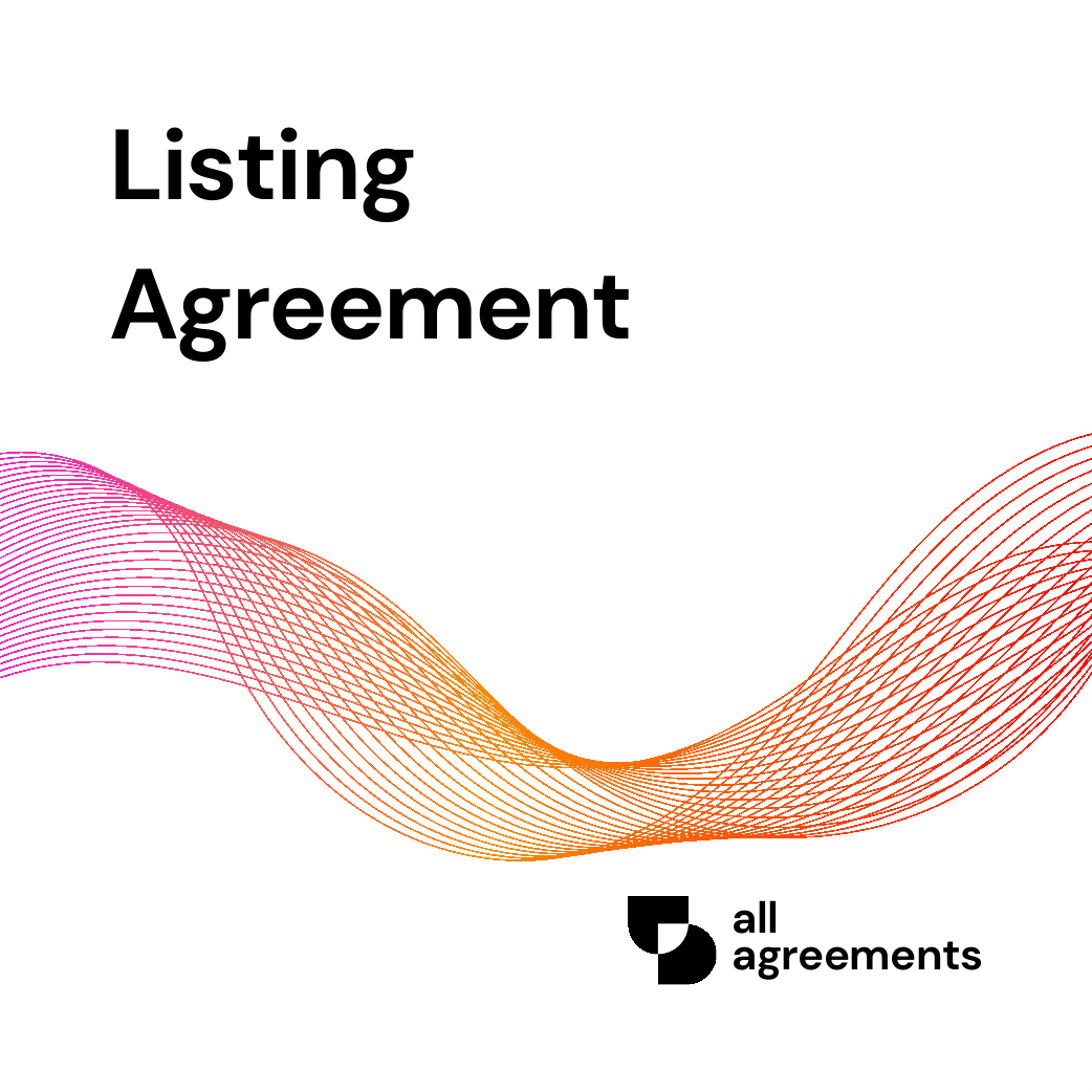 Welcome to the Listing Agreement Preparation Service by All Agreements. We provide professionally structured Listing Agreement templates designed to help property owners and real estate professionals clearly document the terms of a property listing arrangement.