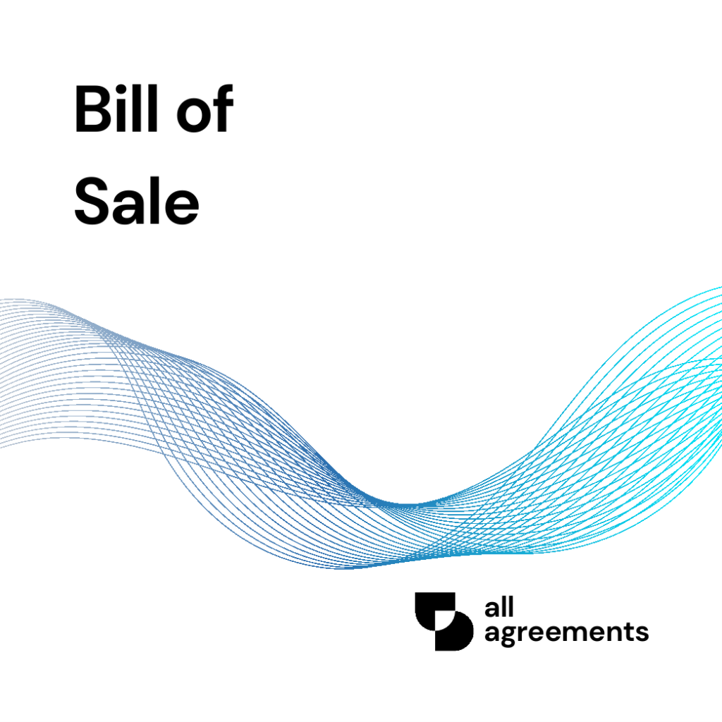 Welcome to the Bill of Sale Preparation Service by All Agreements. We provide structured, ready-to-use Bill of Sale templates designed to document the transfer of ownership of personal property in a clear, simple, and legally reliable format across the United States.