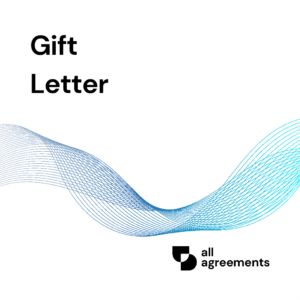 Welcome to the Gift Letter Preparation Service by All Agreements. We provide professionally structured Gift Letter templates designed to help individuals formally document the transfer of money or property as a gift without expectation of repayment.