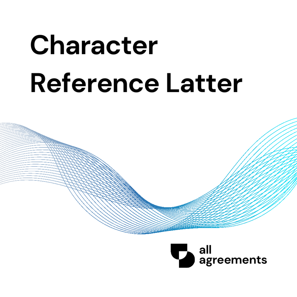 Welcome to the Character Reference Letter Preparation Service by All Agreements. We provide structured, professionally formatted character reference letter templates designed to support individuals in legal, employment, immigration, academic, and personal contexts across the United States.