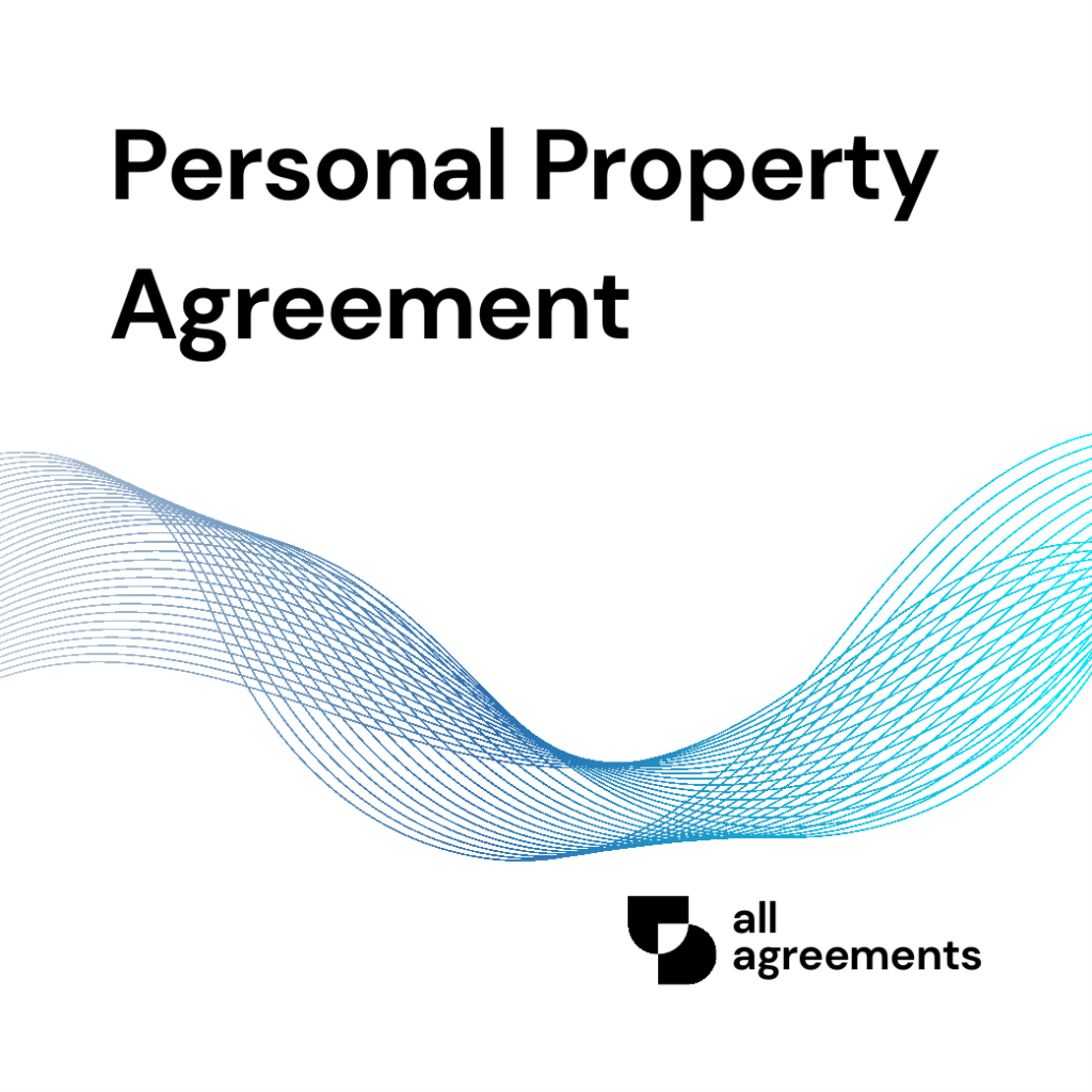 Welcome to the Personal Property Agreement Preparation Service by All Agreements. We provide professionally structured Personal Property Agreement templates designed to help individuals and businesses clearly document the ownership, transfer, use, or management of personal property.