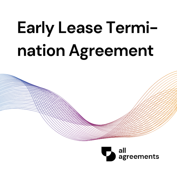 Welcome to the Early Lease Termination Letter Preparation Service by All Agreements. We provide professionally structured Early Lease Termination Letter templates designed to help landlords and tenants formally communicate their intention to end a lease agreement before the scheduled expiration date.