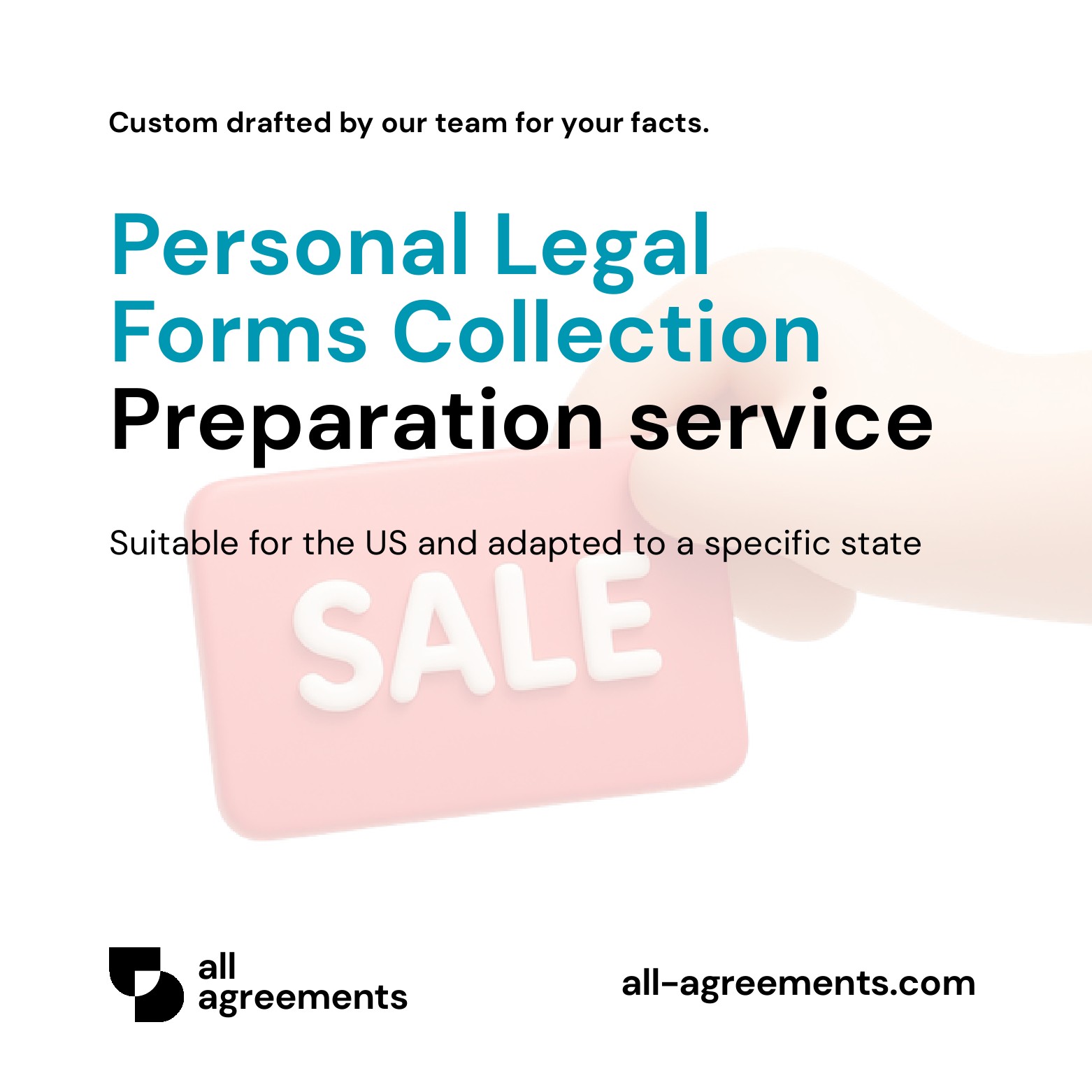 Alt Text: Custom Personal Legal Forms Collection Service – Page 1: Product cover showing hand-prepared personal legal document suite and estate form mockup.