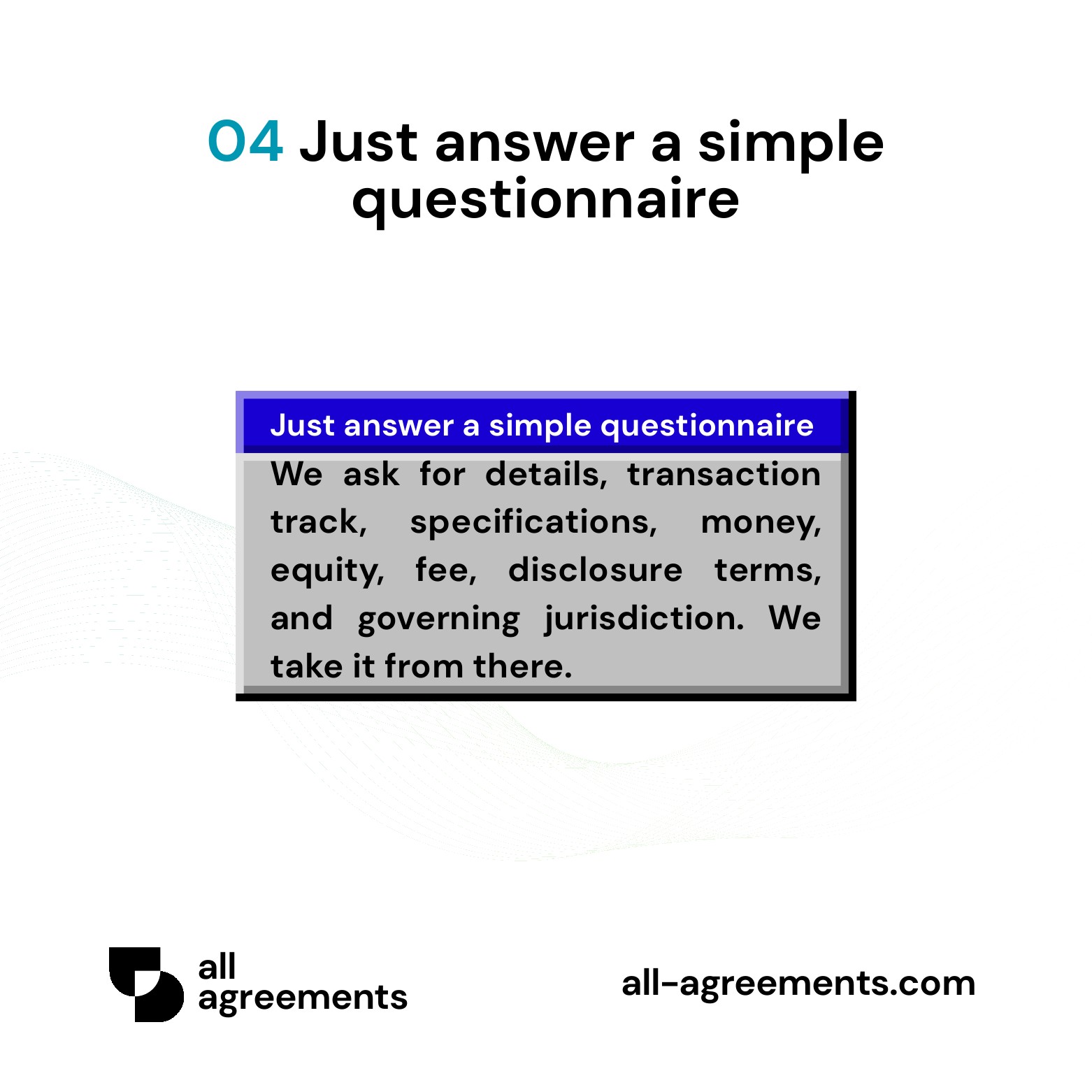 Alt Text: Custom Property Investor Bundle Service – Page 5: Diagram showing questionnaire mapping deal values, equity splits, management fee caps, disclosure checklists, and real estate laws.